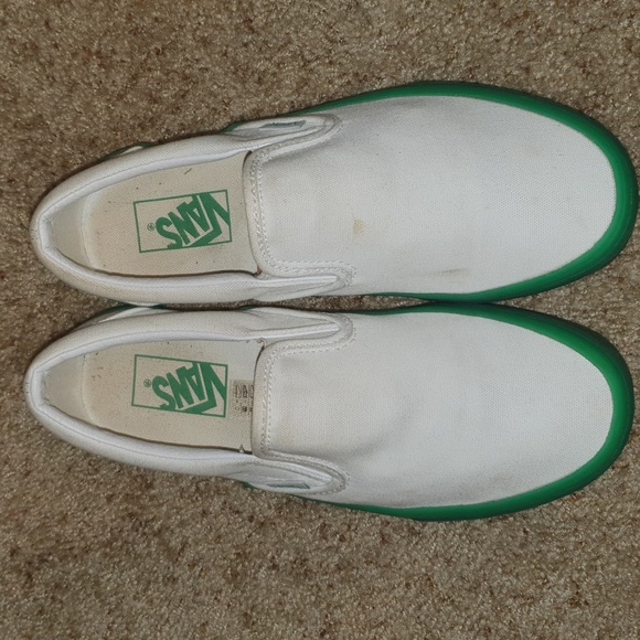 Vans Classic Slip On Off The Wall Translucent Green sz M7/W9 main image 5